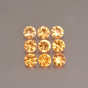 Achetez naturel ct orange grenat spessartite gems, coupe roude, en provenance mozambique chez gemselect. en stock, livraison internationale!