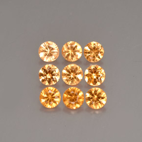 Achetez naturel ct Orange Grenat Spessartite gems, Coupe roude, En provenance Mozambique chez GemSelect. En stock, livraison internationale!