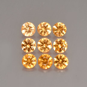 Achetez naturel ct Orange Grenat Spessartite gems, Coupe roude, En provenance Mozambique chez GemSelect. En stock, livraison internationale!