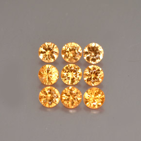 Achetez naturel ct orange grenat spessartite gems, coupe roude, en provenance mozambique chez gemselect. en stock, livraison internationale!