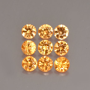 Achetez naturel ct orange grenat spessartite gems, coupe roude, en provenance mozambique chez gemselect. en stock, livraison internationale!