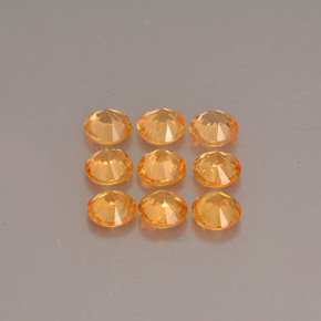 Achetez naturel ct orange grenat spessartite gems, coupe roude, en provenance mozambique chez gemselect. en stock, livraison internationale!