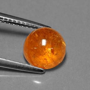 Grenat spessartite orange naturelle transparent, 3,93 ct, transparent / translucide