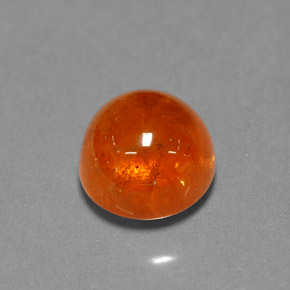 Grenat spessartite orange naturelle transparent, 3,94 ct, transparent / translucide