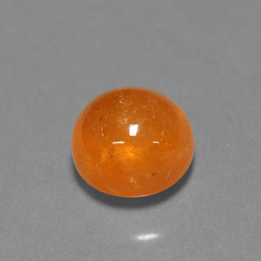 Grenat spessartite orange naturelle transparent, 3,68 ct, transparent / translucide
