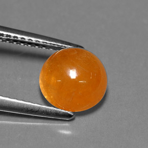 Grenat Spessartite Orange naturelle Transparent, 3.02 ct, Transparent / Translucide