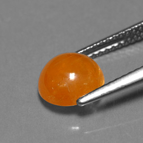 Grenat Spessartite Orange naturelle Transparent, 3.02 ct, Transparent / Translucide