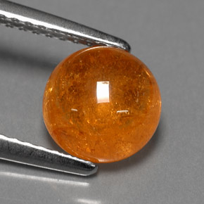 Grenat Spessartite Orange naturelle Transparent, 2.50 ct, Transparent / Translucide