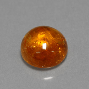 Grenat Spessartite Orange naturelle Transparent, 2.10 ct, Transparent / Translucide