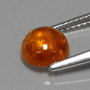 Grenat Spessartite Orange naturelle Transparent, 2.10 ct, Transparent / Translucide