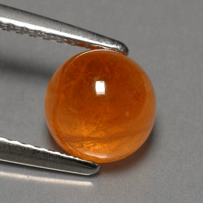 Grenat spessartite orange naturelle transparent, 2,87 ct, transparent / translucide