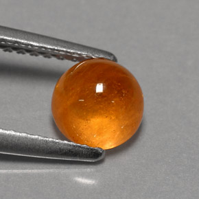 Grenat spessartite orange naturelle transparent, 1,70 ct, transparent / translucide