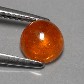 Grenat spessartite orange naturelle transparent, 2,17 ct, transparent / translucide