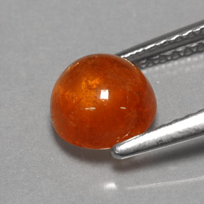 Grenat spessartite orange naturelle transparent, 2,17 ct, transparent / translucide