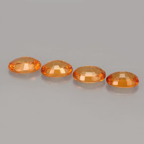 Achetez naturel ct orange grenat spessartite gems, coupe ovale, en provenance mozambique chez gemselect. en stock, livraison internationale!
