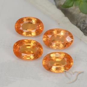 Achetez naturel 2.70ct Ambre orange Grenat Spessartite gems, Coupe ovale, En provenance Mozambique chez GemSelect. En stock, livraison internationale!