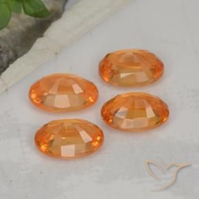 Achetez naturel 2.70ct Ambre orange Grenat Spessartite gems, Coupe ovale, En provenance Mozambique chez GemSelect. En stock, livraison internationale!