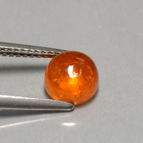 Grenat spessartite orange naturelle transparent, 2,47 ct, transparent / translucide