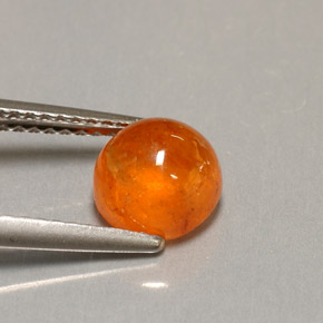 Grenat spessartite orange naturelle transparent, 2,37 ct, transparent / translucide