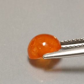 Grenat spessartite orange naturelle transparent, 2,37 ct, transparent / translucide