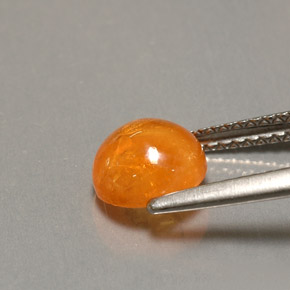 Grenat Spessartite Orange naturelle Transparent, 2.30 ct, Transparent / Translucide