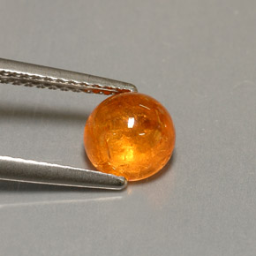 Grenat spessartite orange naturelle transparent, 1,79 ct, transparent / translucide