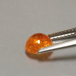 Grenat spessartite orange naturelle transparent, 1,79 ct, transparent / translucide