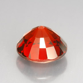 Grenat spessartite orange naturelle coupe roude, 8,88 ct, VS-SI