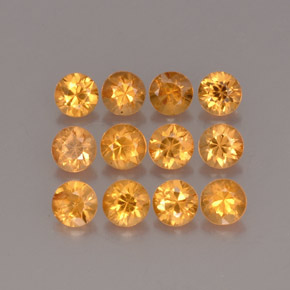 Achetez naturel ct orange grenat spessartite gems, coupe roude, en provenance mozambique chez gemselect. en stock, livraison internationale!