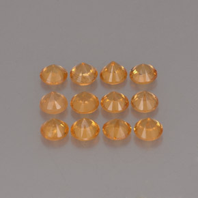 Achetez naturel ct orange grenat spessartite gems, coupe roude, en provenance mozambique chez gemselect. en stock, livraison internationale!