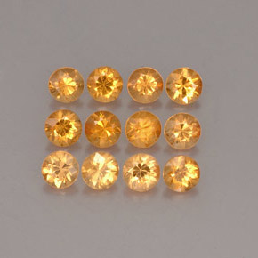 Achetez naturel ct orange grenat spessartite gems, coupe roude, en provenance mozambique chez gemselect. en stock, livraison internationale!