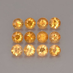 Achetez naturel ct orange grenat spessartite gems, coupe roude, en provenance mozambique chez gemselect. en stock, livraison internationale!