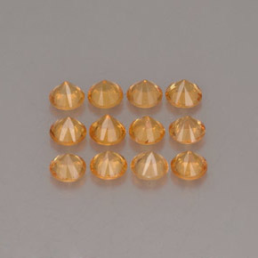 Achetez naturel ct orange grenat spessartite gems, coupe roude, en provenance mozambique chez gemselect. en stock, livraison internationale!