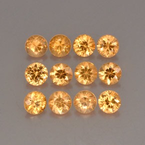 Achetez naturel ct Orange Grenat Spessartite gems, Coupe roude, En provenance Mozambique chez GemSelect. En stock, livraison internationale!