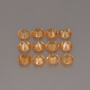 Achetez naturel ct Orange Grenat Spessartite gems, Coupe roude, En provenance Mozambique chez GemSelect. En stock, livraison internationale!