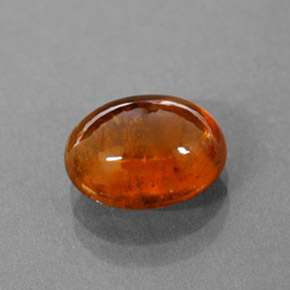 Grenat spessartite orange naturelle transparent, 3,17 ct, transparent / translucide