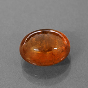 Grenat spessartite orange naturelle transparent, 3,66 ct, transparent / translucide