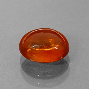 Grenat spessartite orange naturelle transparent, 2,65 ct, transparent / translucide