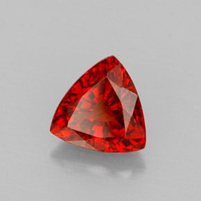 Grenat spessartite orange naturelle trillion, 1,39 ct, VS