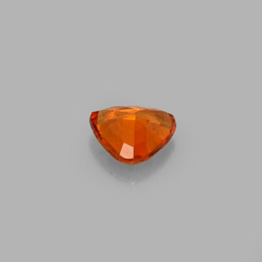 Grenat spessartite orange naturelle trillion, 0,56 ct, VVS