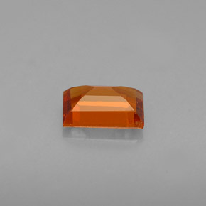 Grenat spessartite orange naturelle baguette, 0,77 ct, VS