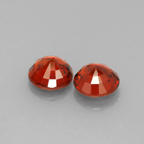 Achetez naturel ct orange grenat spessartite gems, coupe roude, en provenance mozambique chez gemselect. en stock, livraison internationale!