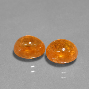 Achetez naturel ct orange grenat spessartite gems, coupe ovale, en provenance mozambique chez gemselect. en stock, livraison internationale!