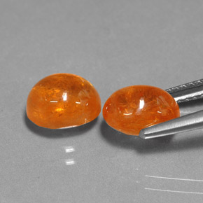 Achetez naturel ct orange grenat spessartite gems, coupe ovale, en provenance mozambique chez gemselect. en stock, livraison internationale!