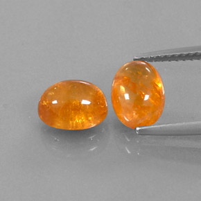 Achetez naturel ct orange grenat spessartite gems, transparent, en provenance mozambique chez gemselect. en stock, livraison internationale!