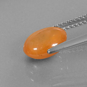 Grenat spessartite orange naturelle transparent, 2,92 ct, transparent / translucide