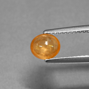Grenat spessartite orange naturelle transparent, 1,01 ct, transparent / translucide