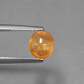 Grenat spessartite orange naturelle transparent, 1,01 ct, transparent / translucide