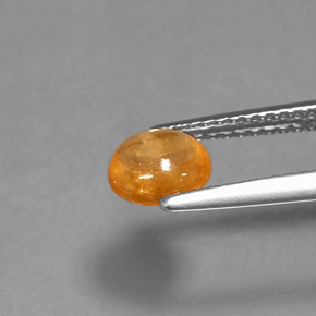 Grenat spessartite orange naturelle transparent, 1,01 ct, transparent / translucide