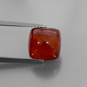 Grenat Spessartite Orange naturelle Transparent, 5.59 ct, Transparent / Translucide